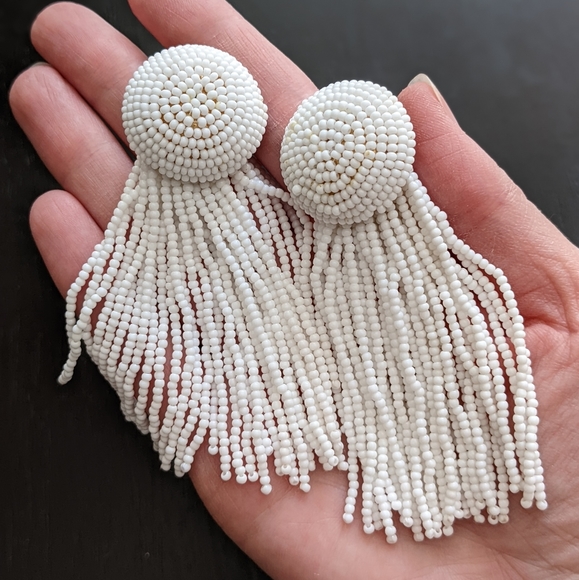 Olive + Piper Beaded Statement Earrings - Picture 4 of 8